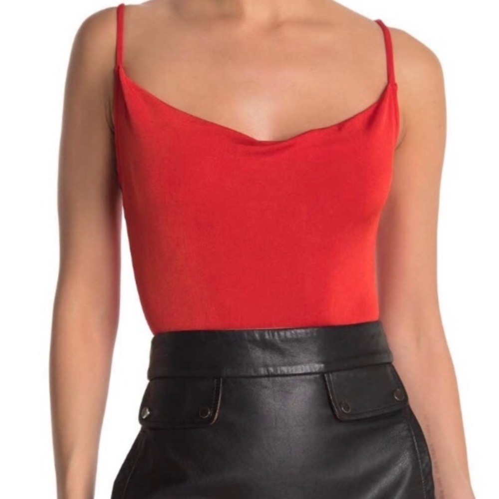 New Free People Cowls In the Club Bodysuit Size L